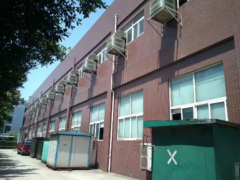 重庆某物流仓库通风降温案例