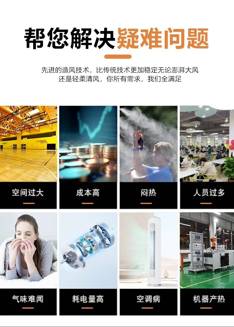 工业大风扇覆盖面积怎么算？